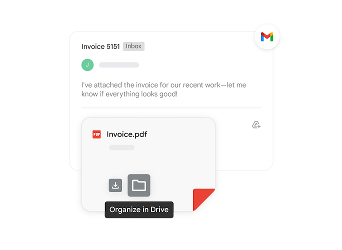 Attaching a pdf invoice from Drive directly to an email in Gmail